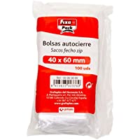 Los mejores  - Fixo Pack 50063000－Pack de 100 bolsas autocierre- 40 x 60 mm